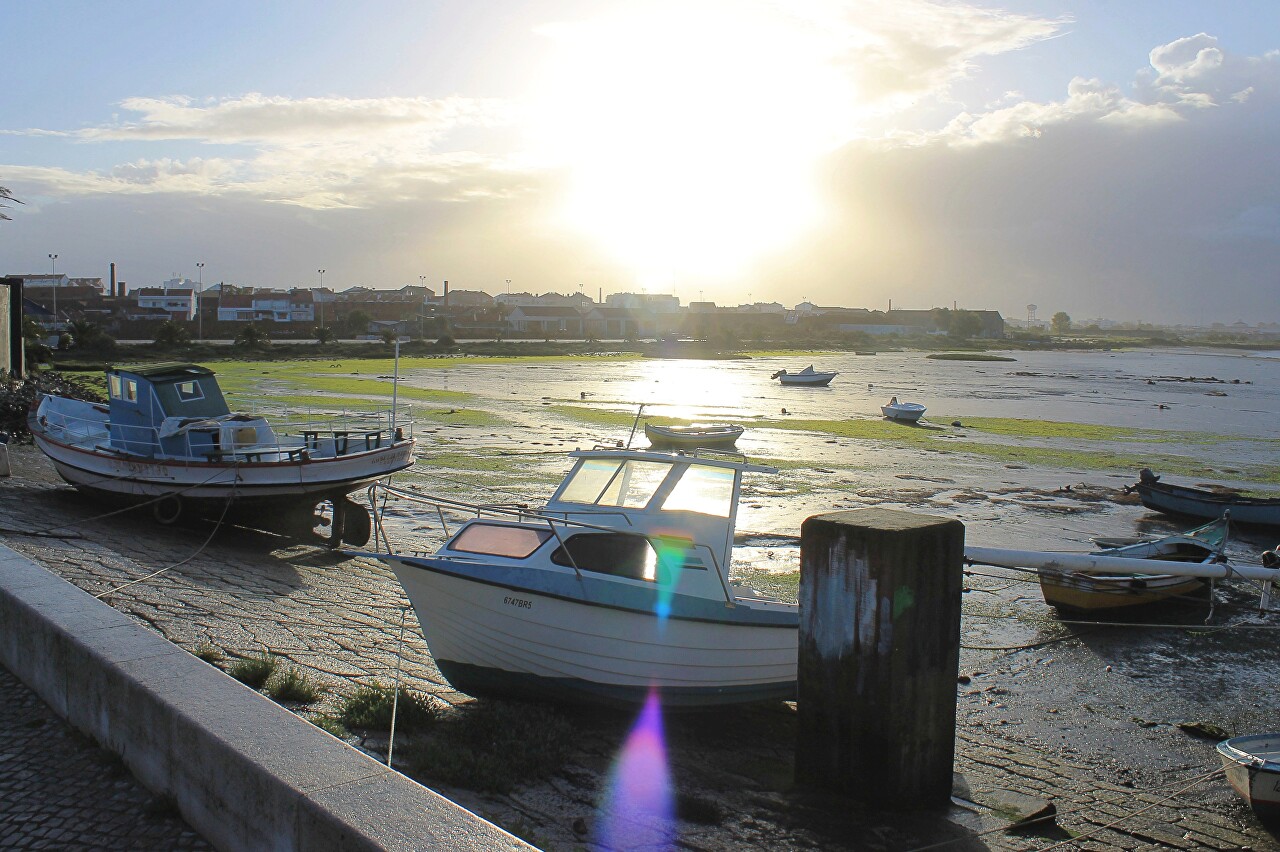 Montijo, low tide