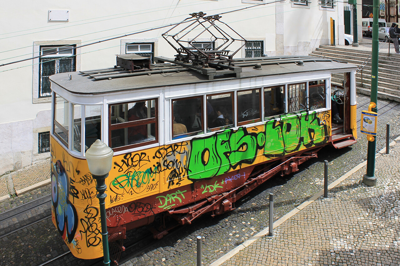 Lisbon, Gloria Funicular