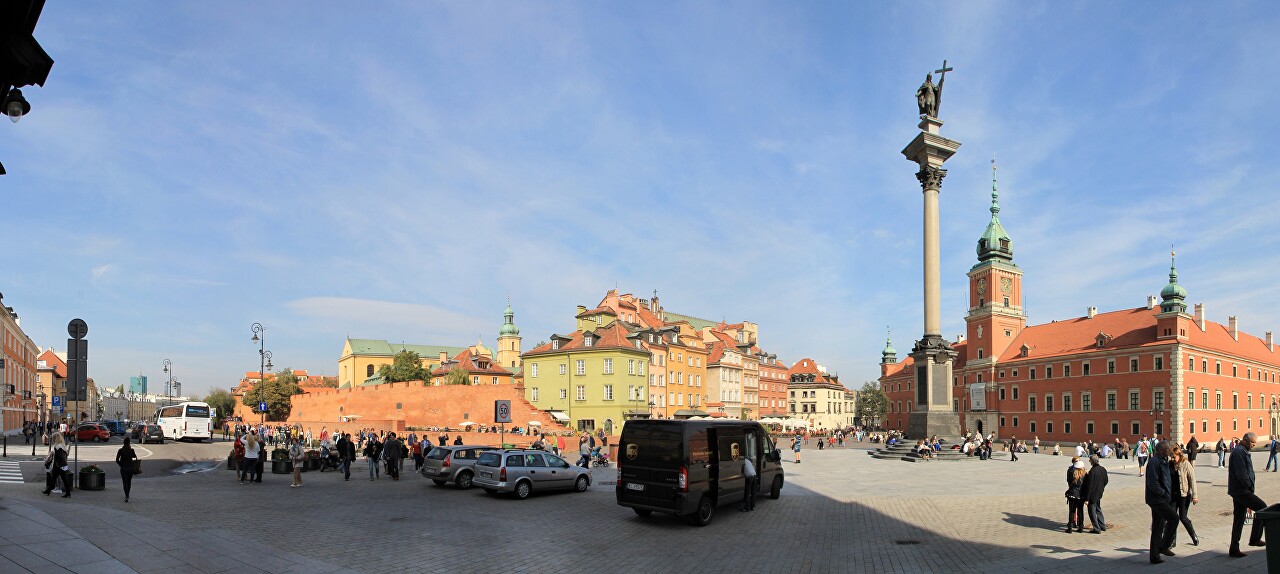 Warsaw panoramic photo