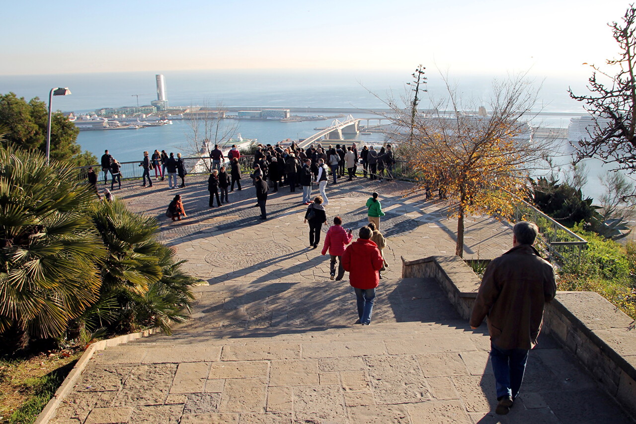 Barcelona, view from the Alcalde observation deck