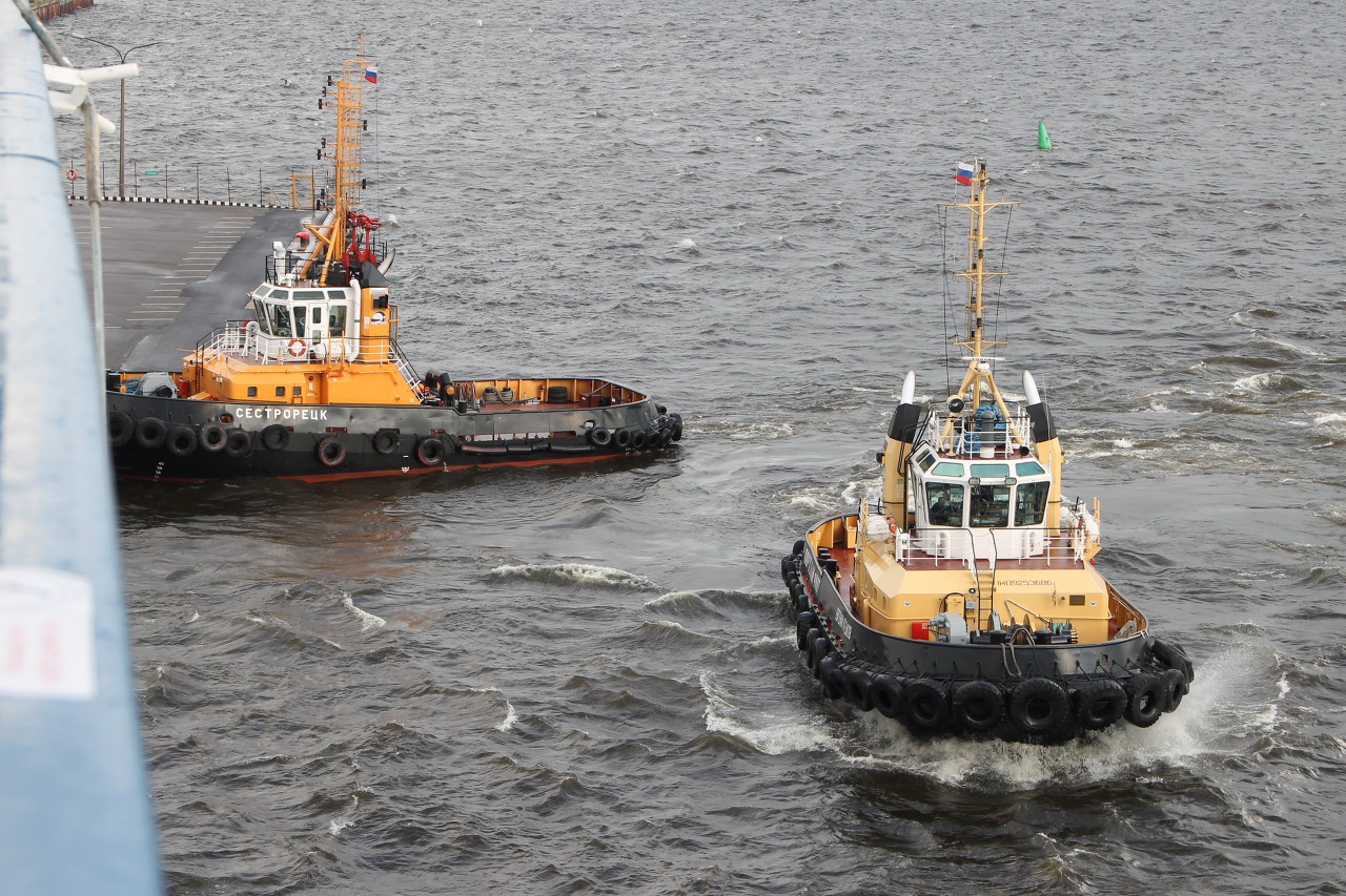 St. Petersburg-Helsinki ferry, departure