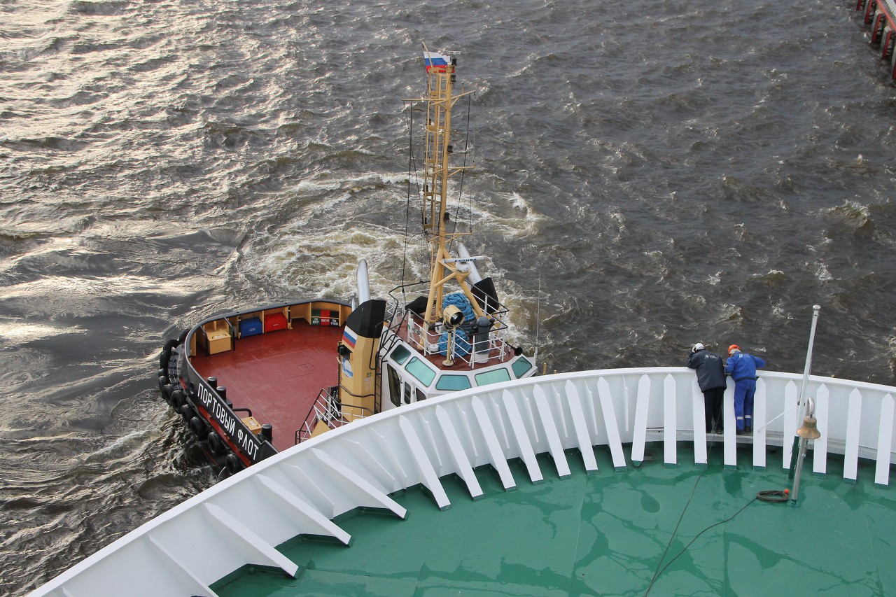 St. Petersburg-Helsinki ferry, departure