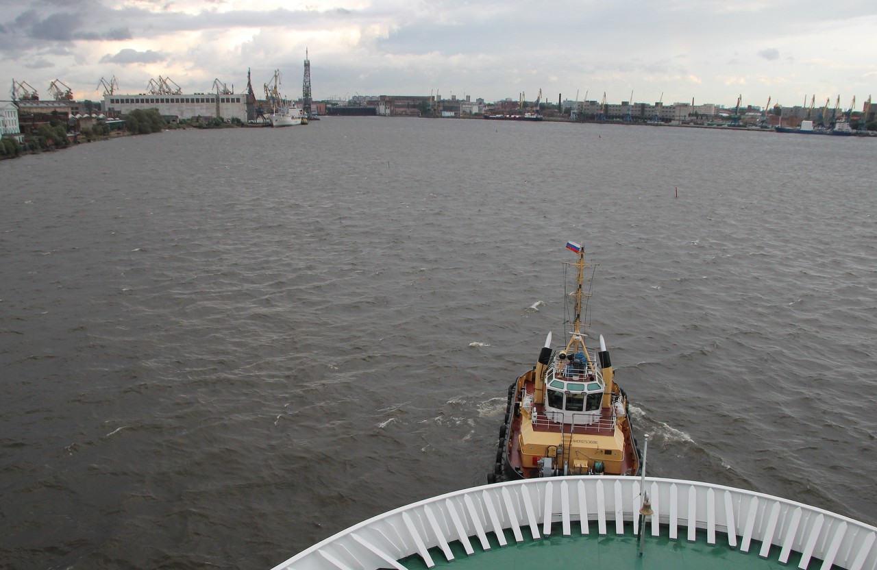 St. Petersburg-Helsinki ferry, departure