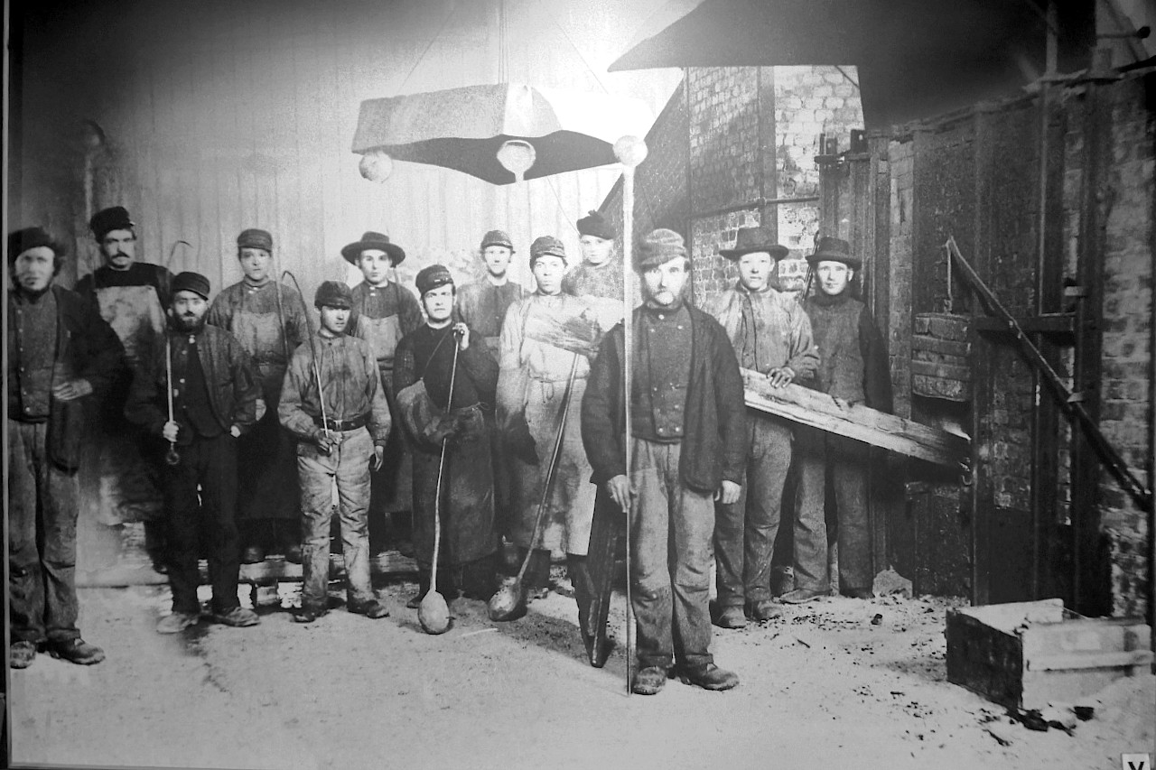Old photos of the Røros Copper foundry