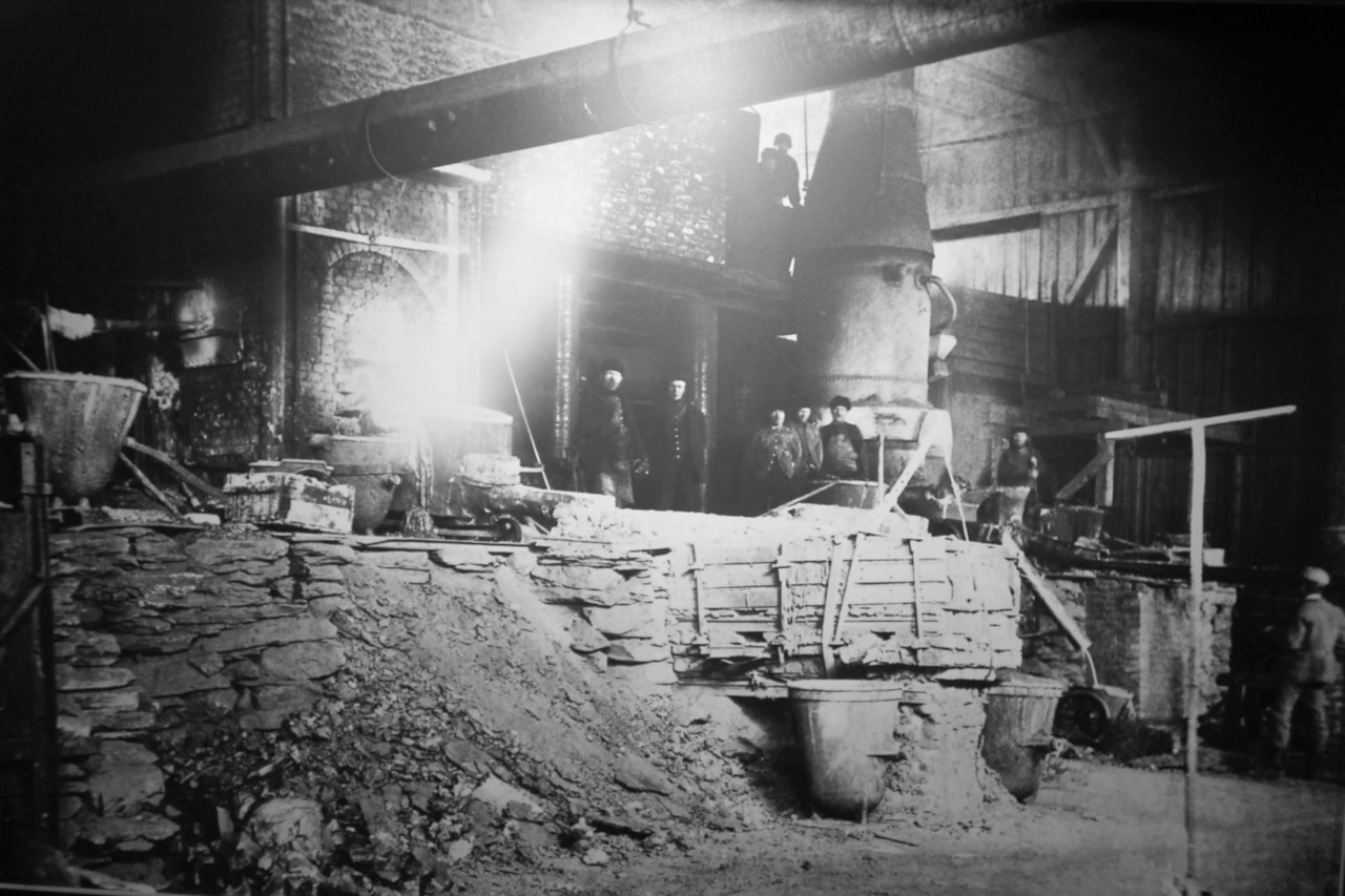 Old photos of the Røros Copper foundry
