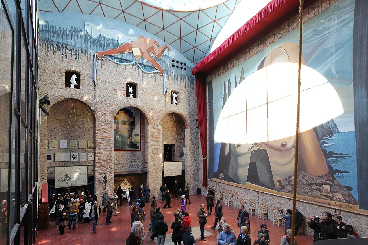 Figueres Salvador Dali Museum. The Hall under the Dome