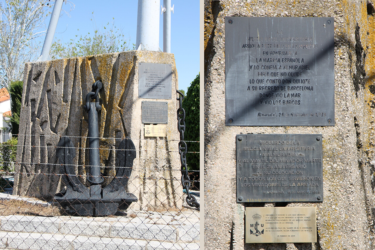 Monument of Marte Minelayer, Almuradiel