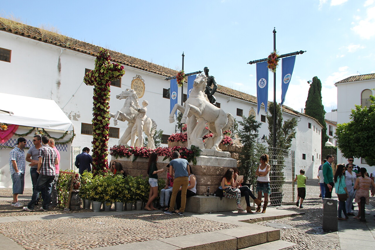 Cruz Mayo Festival on Plaza del Conde de Priego, Cordoba