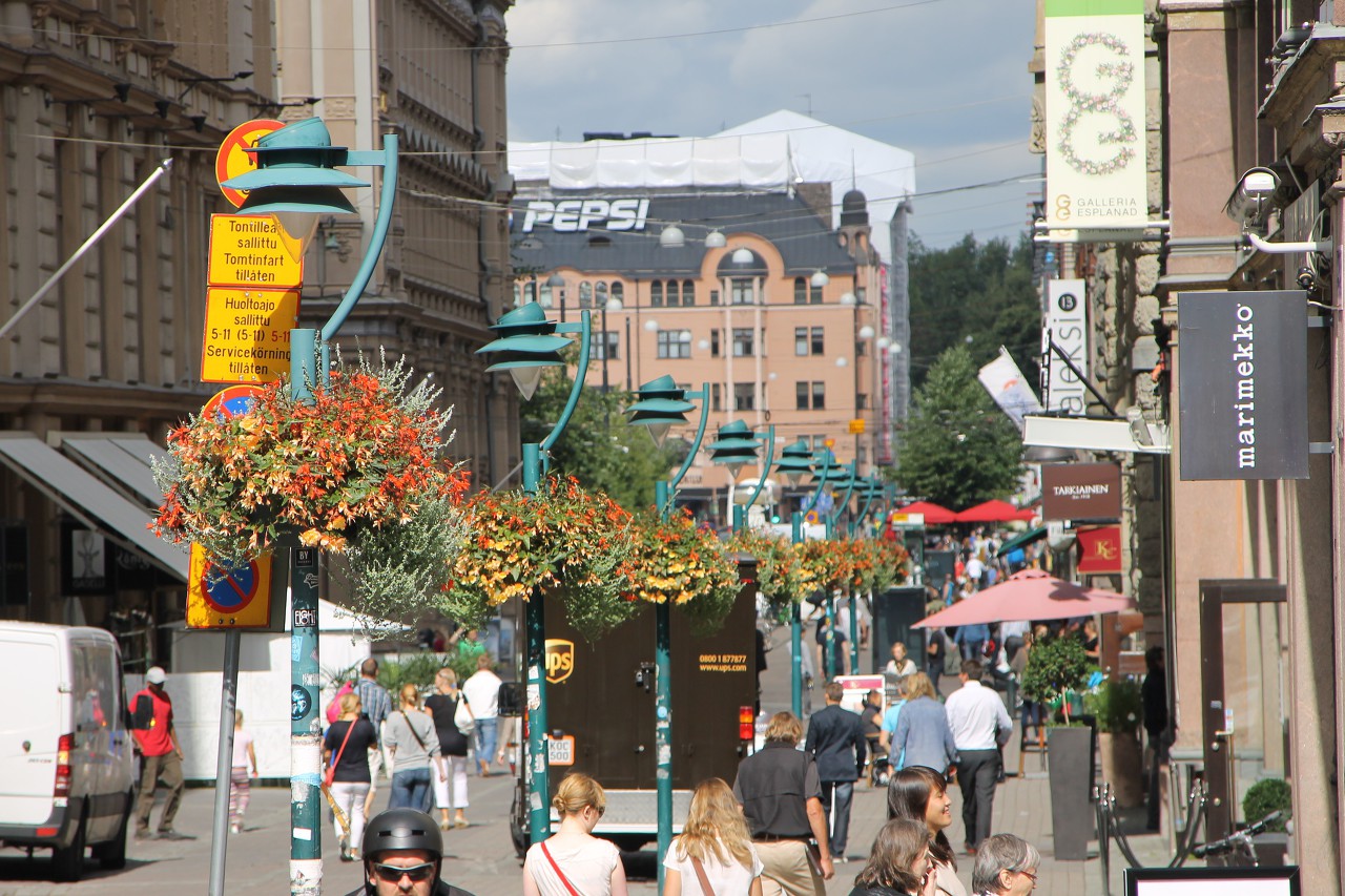 Kluuvi shopping streets, Helsinki