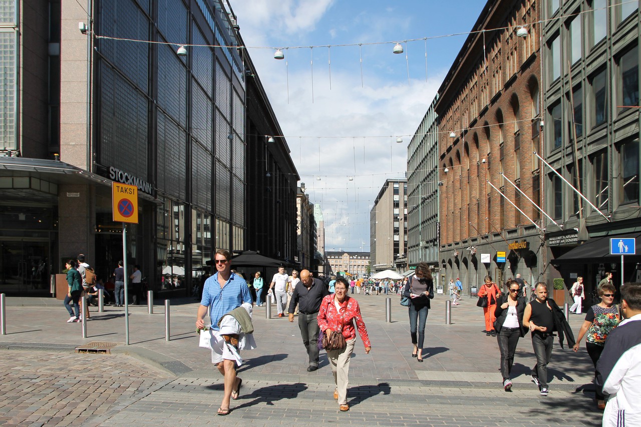 Kluuvi shopping streets, Helsinki