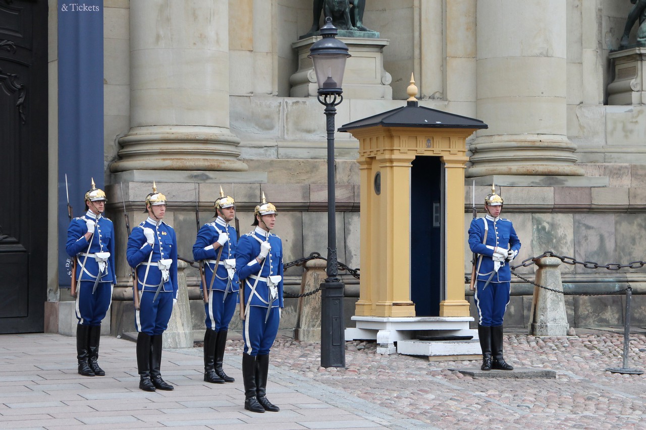 Changing of the Guard at the Royal Palace, Stockholm