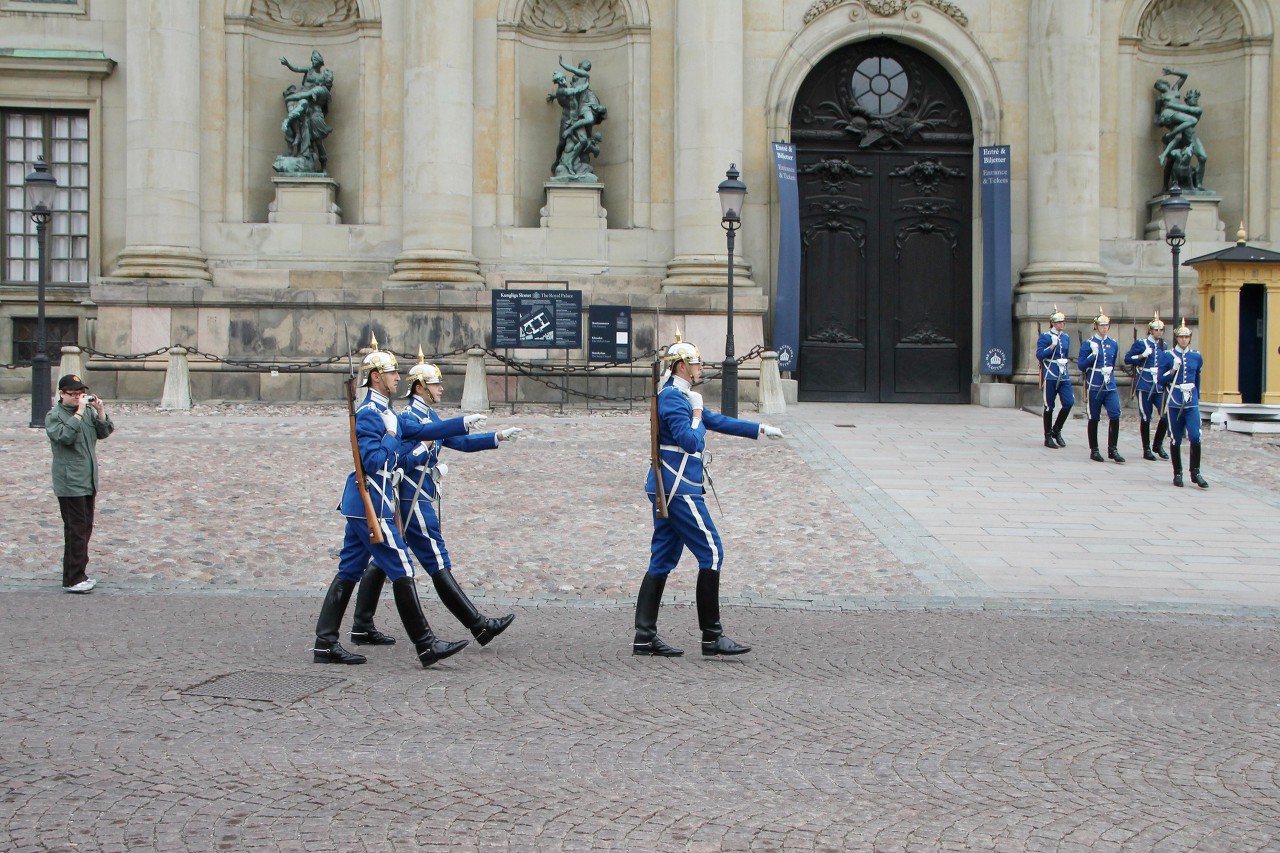 Royal guards, Stockholm