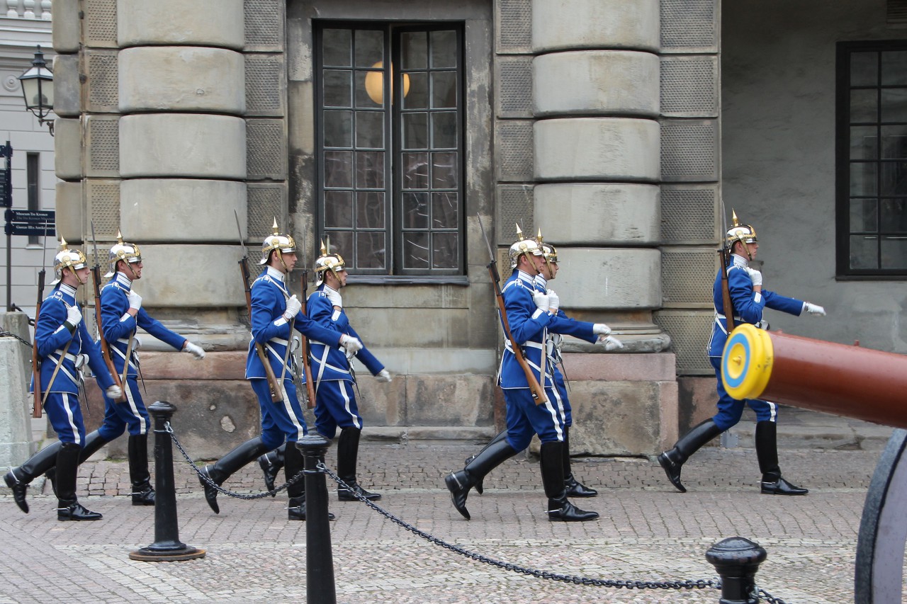 Royal guards, Stockholm