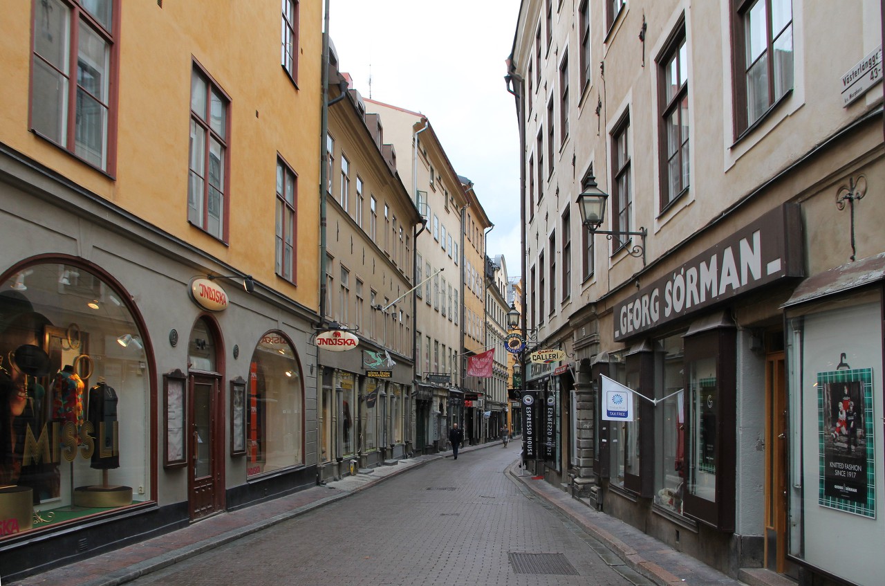Västerlånggatan street, Stockholm