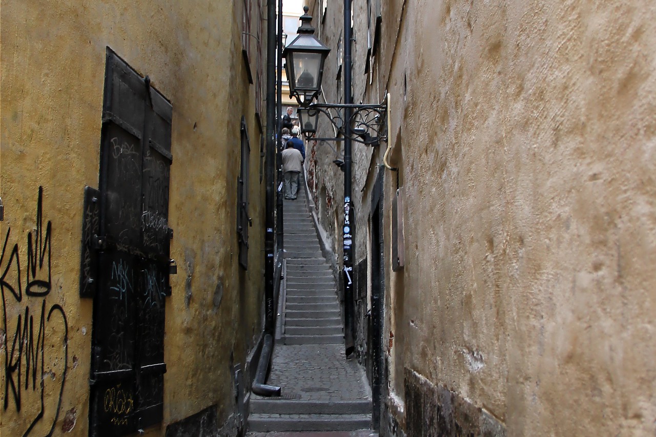 Mårten Trotzigs Gränd, the Narrowest Street of Stockholm