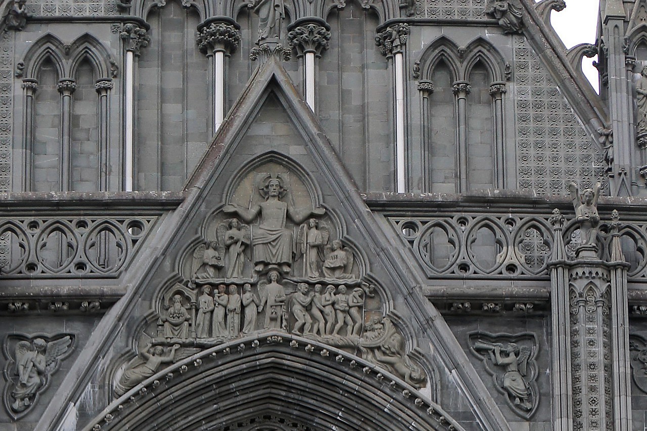 Nidaros Cathedral. Sculptures