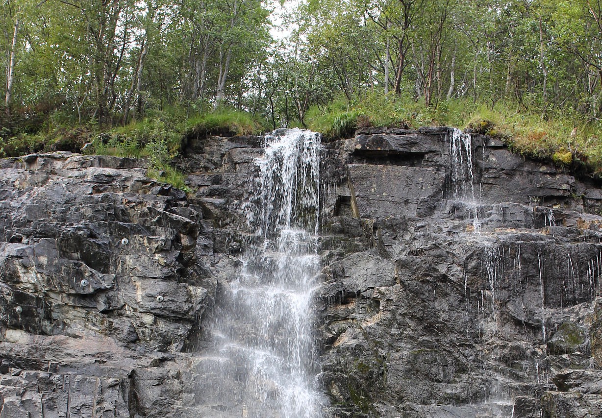 Ørnesvingen waterfall