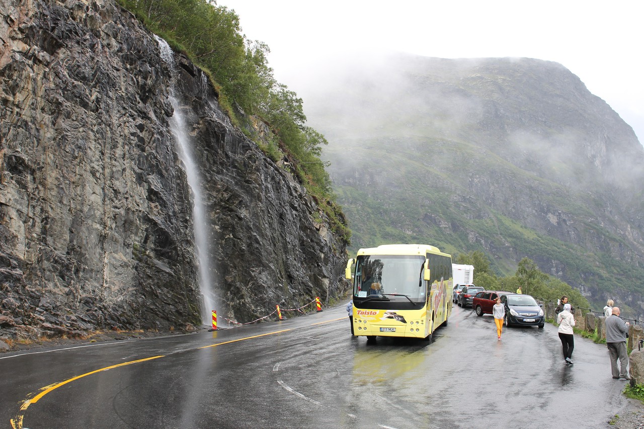 Geirangerfjord.  Ørnesvingen observation deck