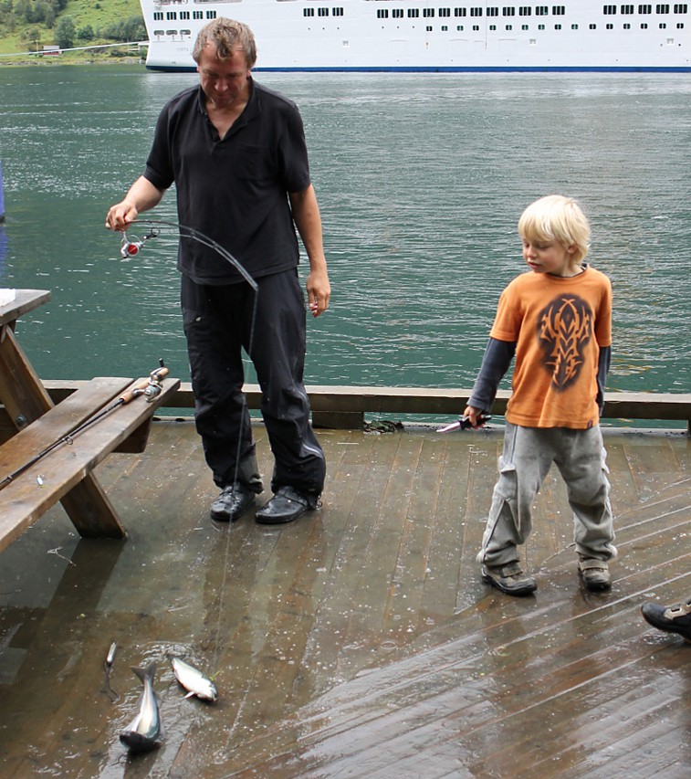 Geiranger, fishing