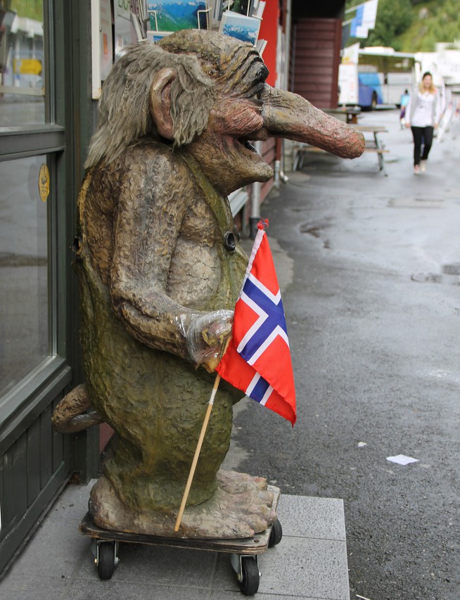 Sculpture of a Troll, Geiranger
