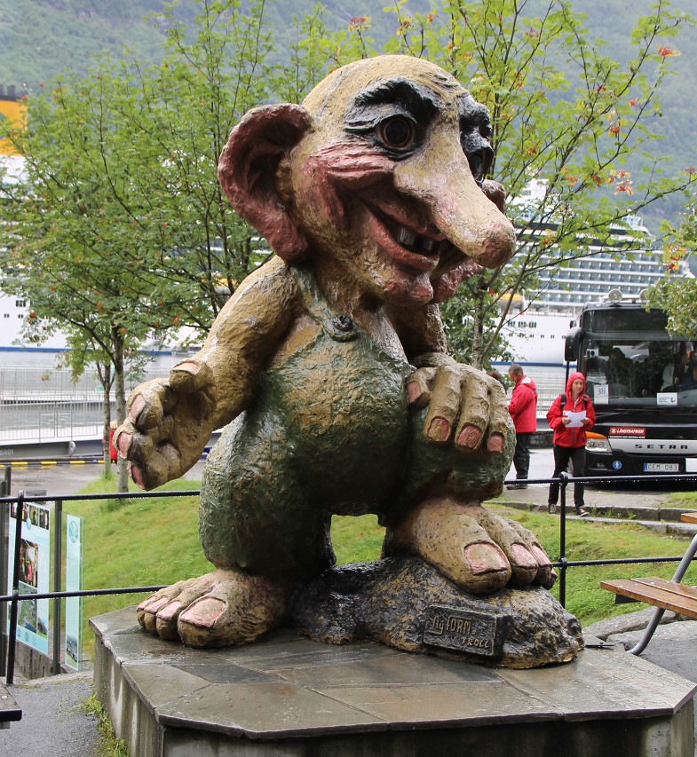 Sculpture of a Troll, Geiranger