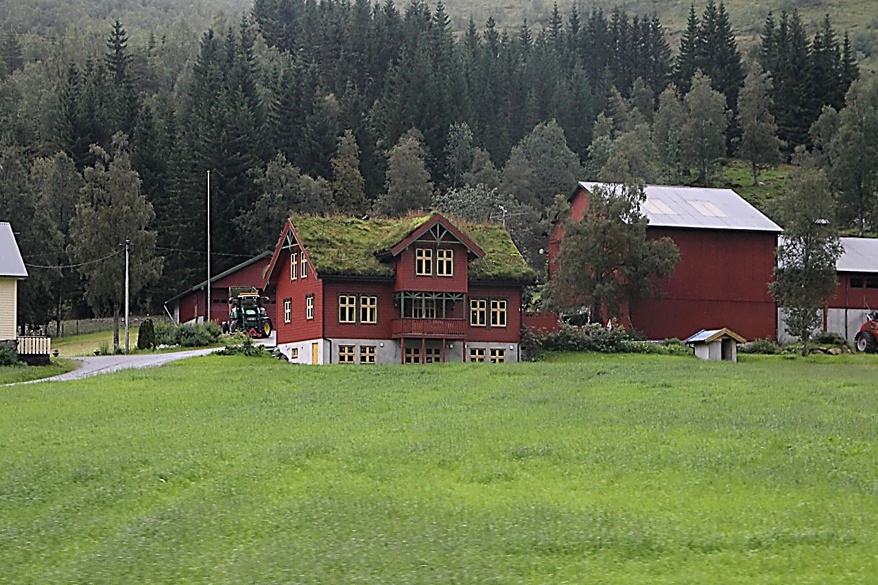 Langedalen valley, Farm