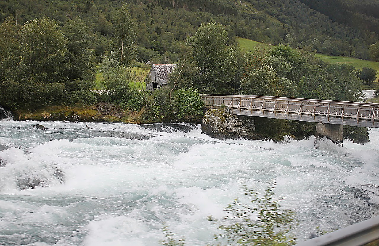 Briksdalsbre village