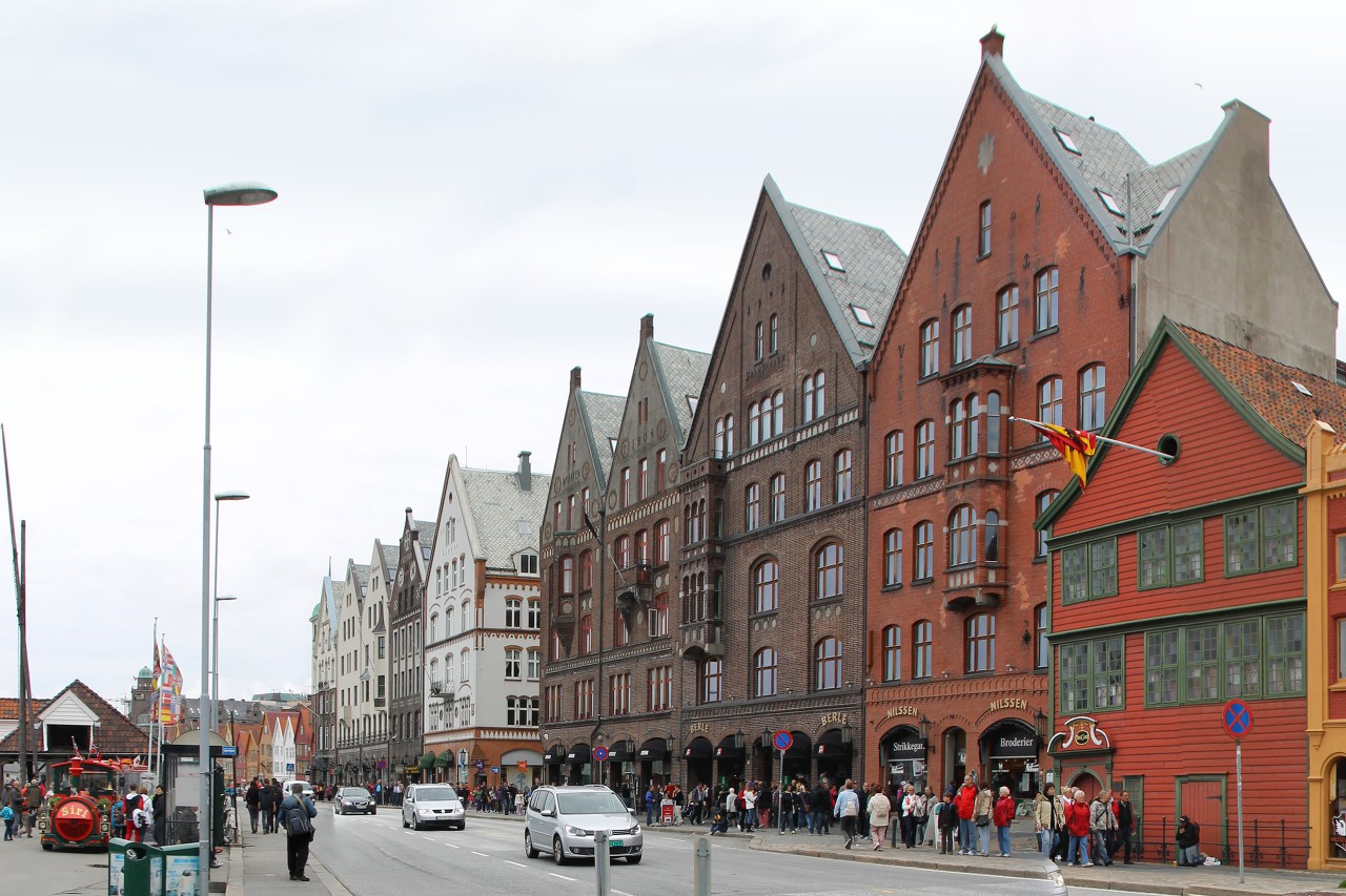 Bryggen Hanseatic embankment, Bergen