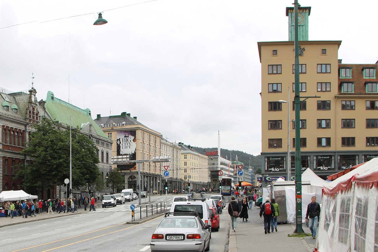 Torget square, Bergen