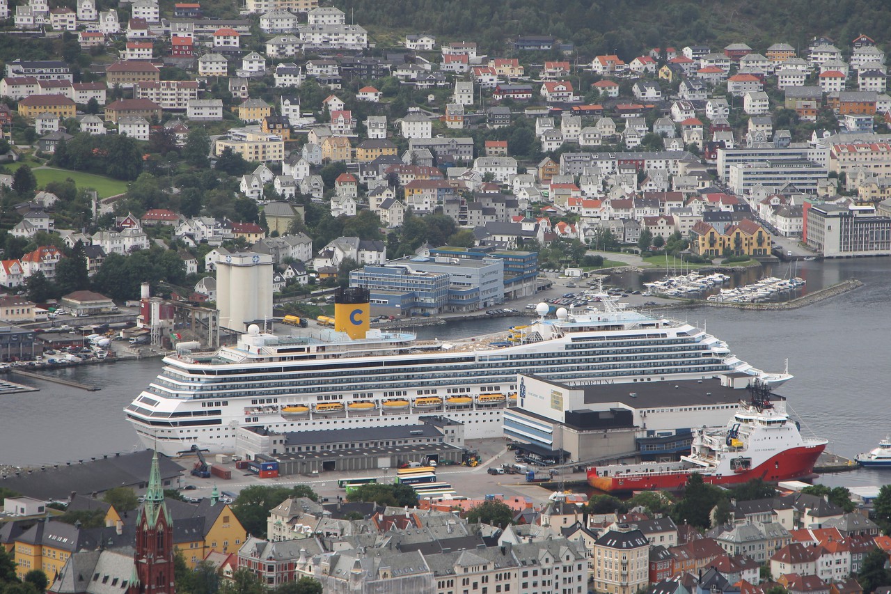 Panoramas of Bergen From the Mount Fløien