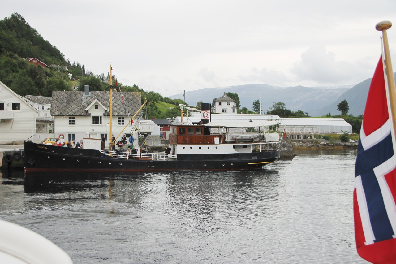 Old steamship Granvin