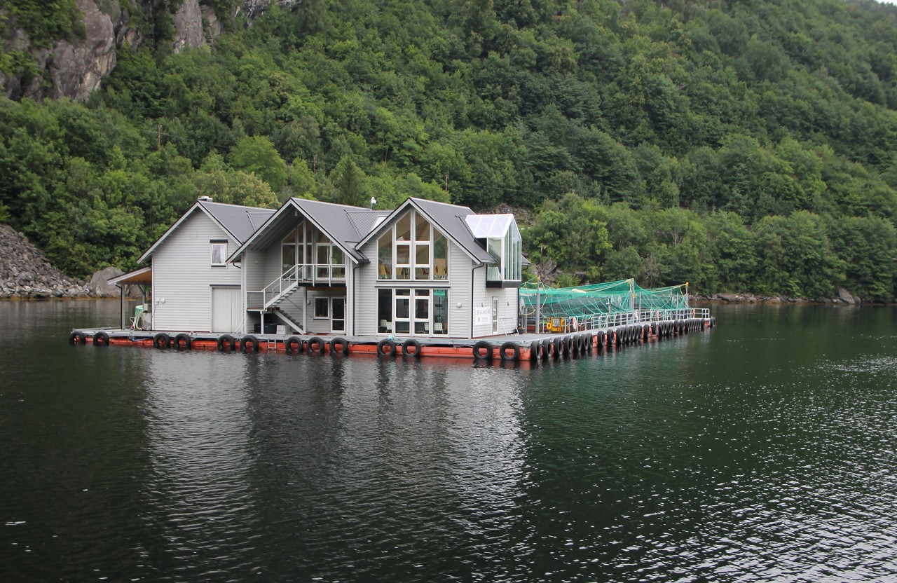 Steinstø, fish farm