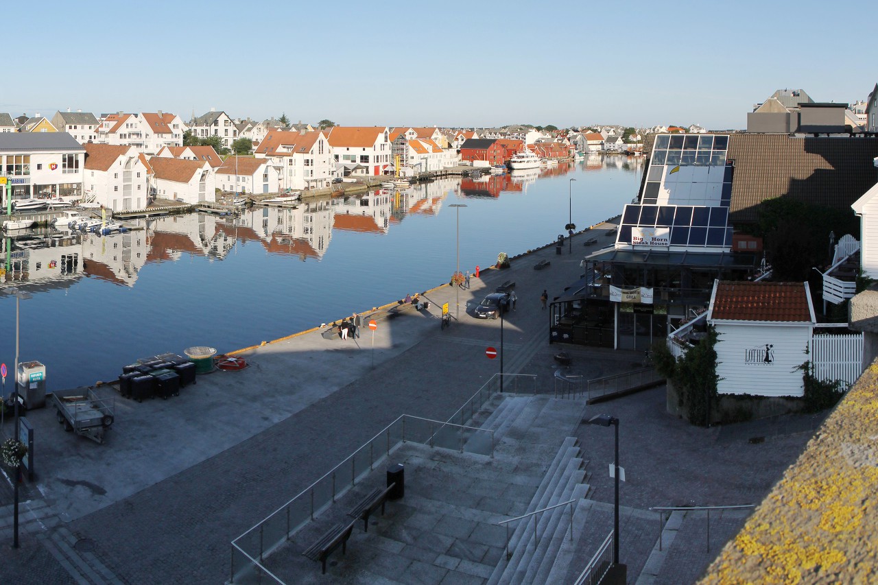 Haugesund views from the Risøybrua bridge