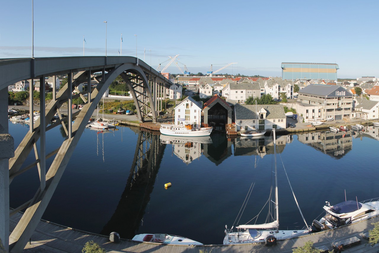 Risøybrua bridge, Haugesund