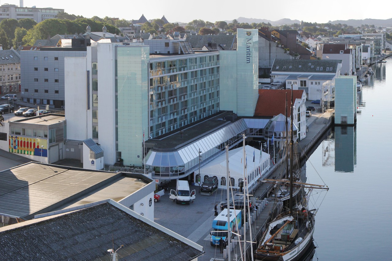 Haugesund views from the Risøybrua bridge