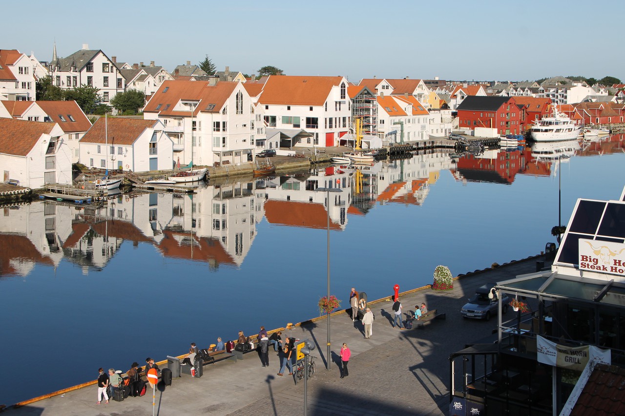 Haugesund views from the Risøybrua bridge