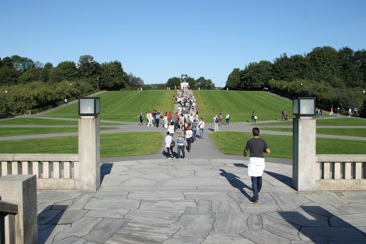 Wheel of Life of Vigeland (Livshjulet). Oslo