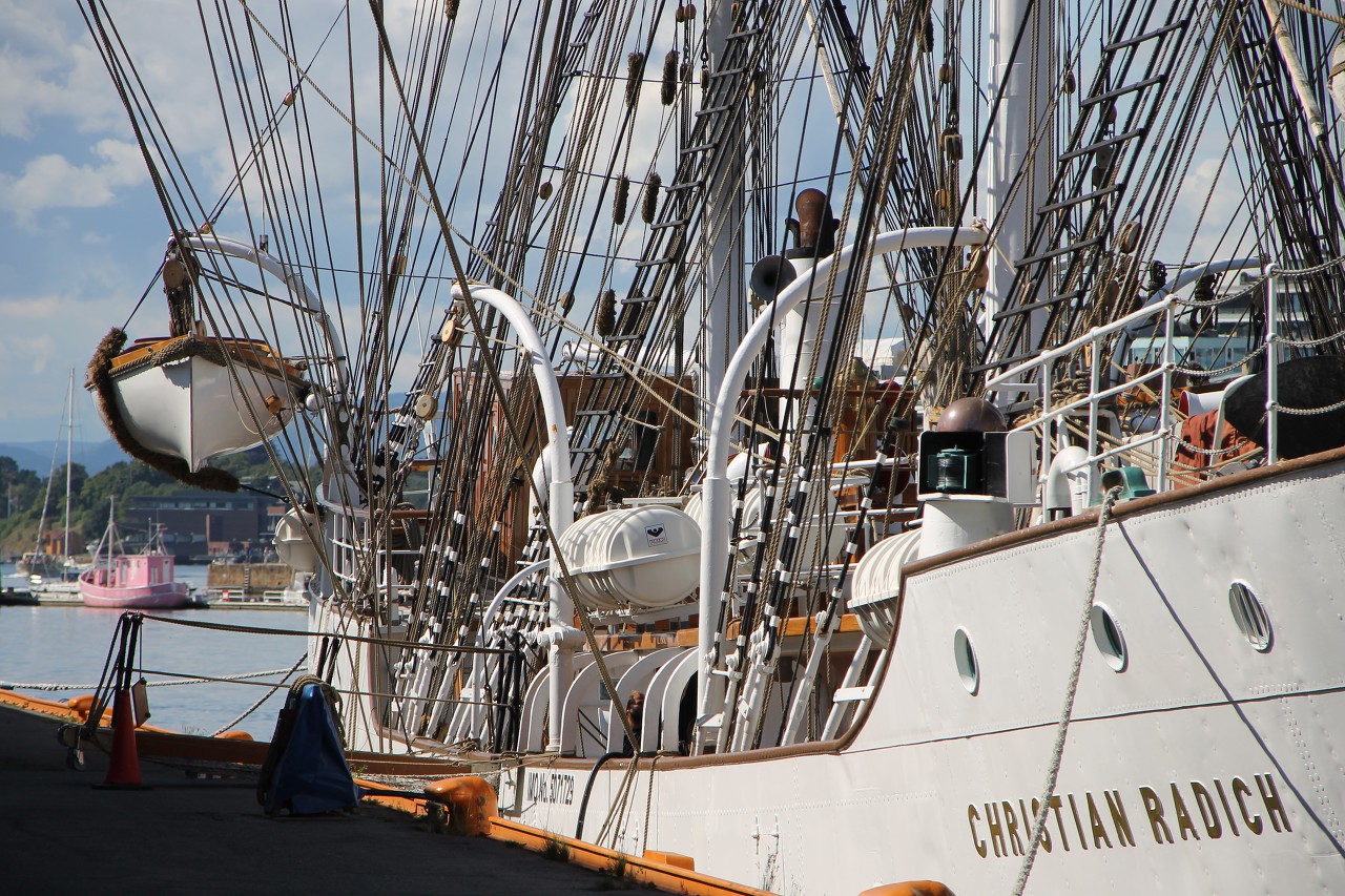 Christian Radich sailship in Oslo