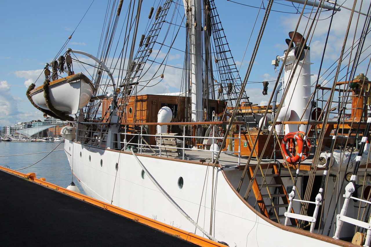 Christian Radich sailship in Oslo