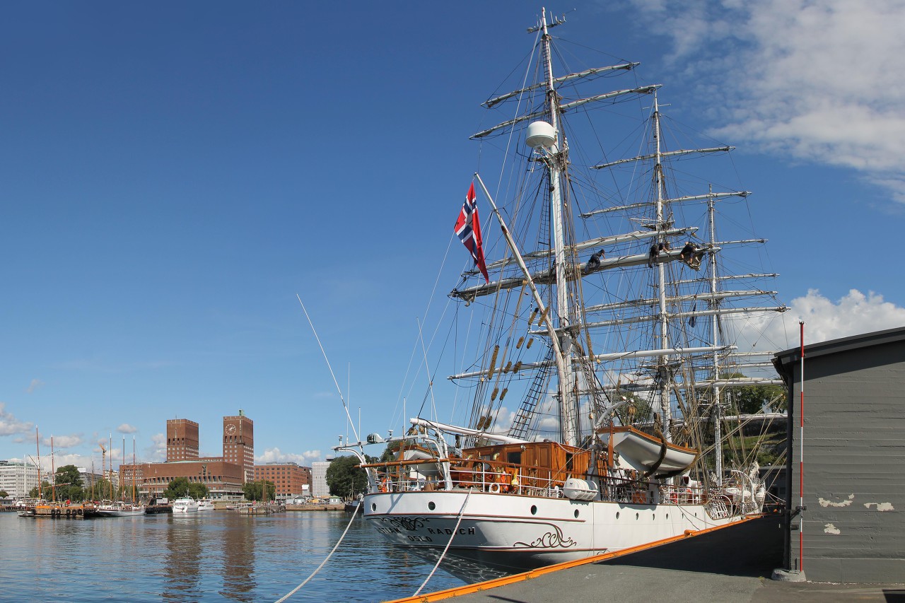 Christian Radich sailship in Oslo