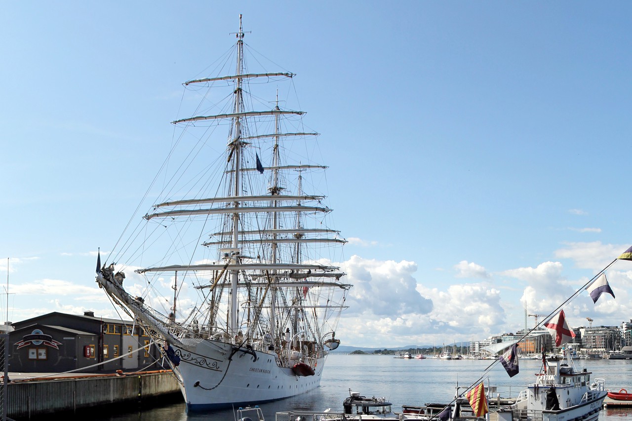 Sailing ship Christian Radich, Oslo