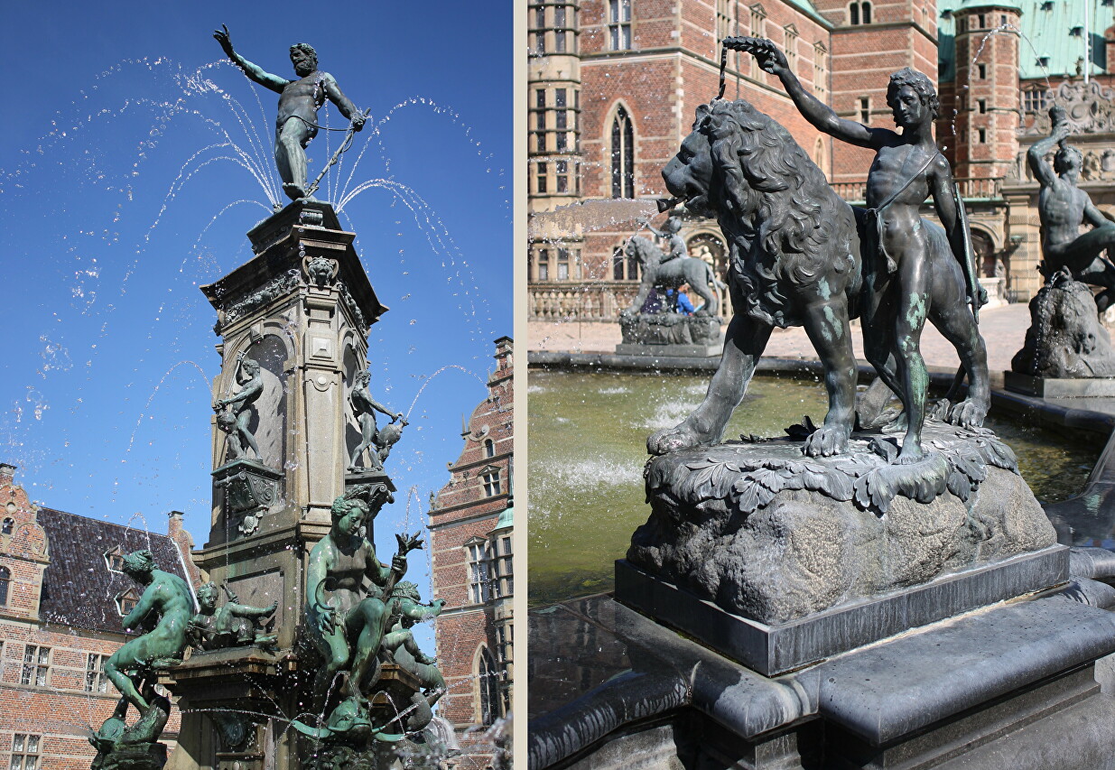 Neptune Fountain at Frederiksborg Castle