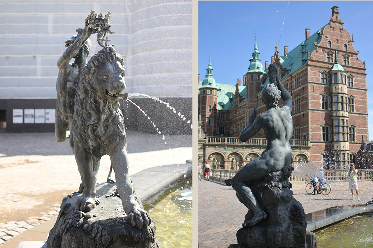 Neptune Fountain at Frederiksborg Castle