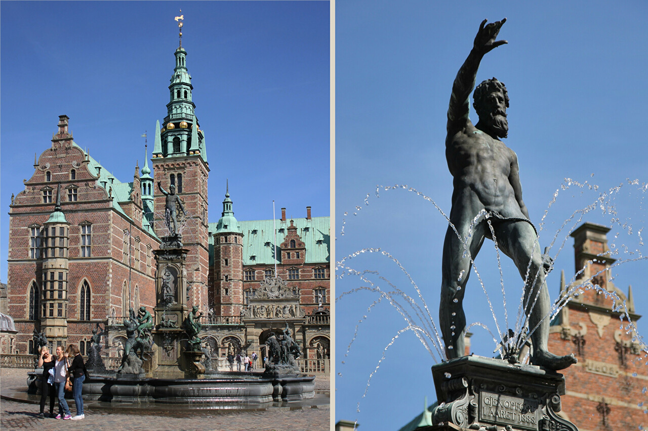 Neptune Fountain at Frederiksborg Castle