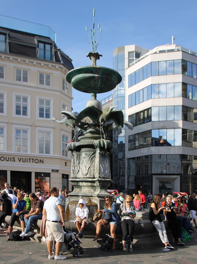 The Stork Fountain, Copenhagen