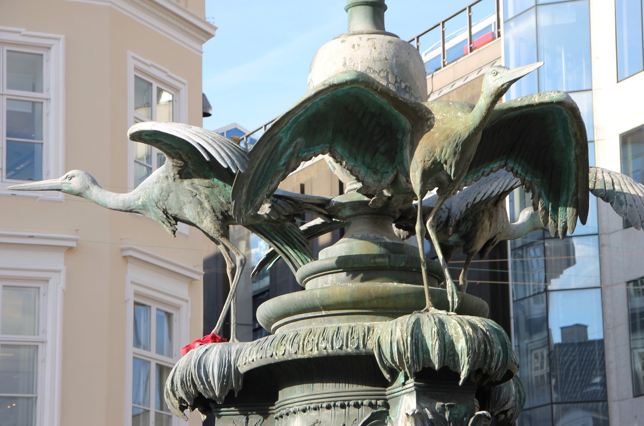 The Stork Fountain, Copenhagen