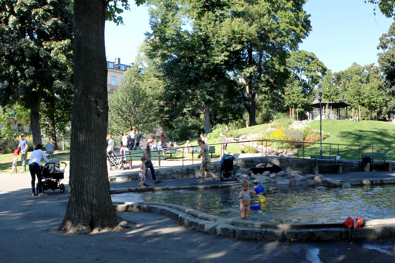 Stockholm. Tegnerlunden park