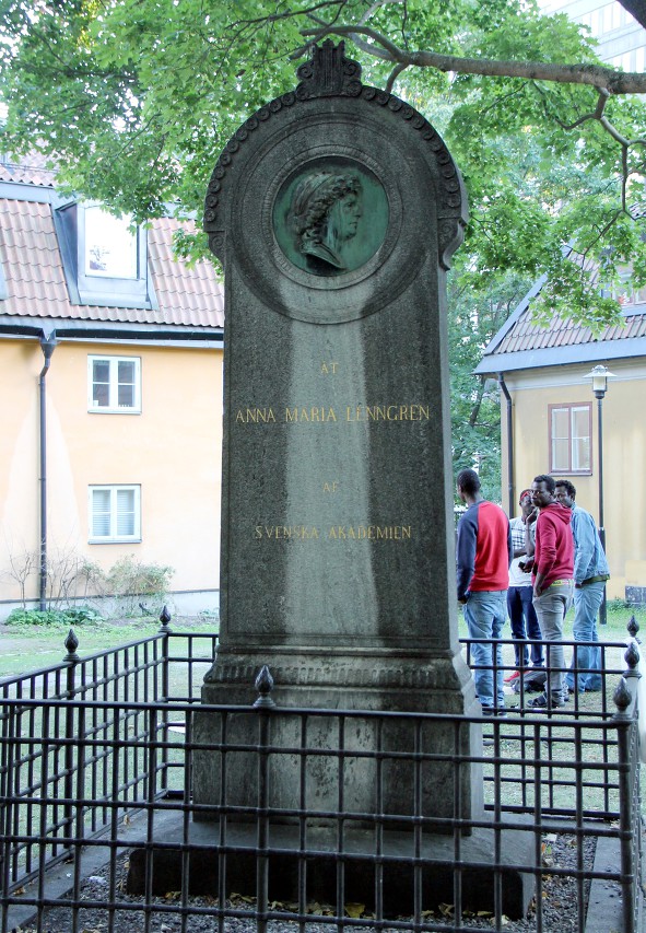 Anna Lenngren's grave, Stockholm