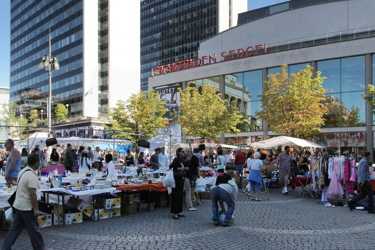 Flea market, Hötorget, Stockholm