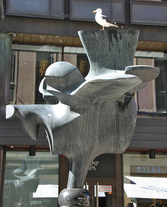 Fazer's Rooster Sculpture, Helsinki